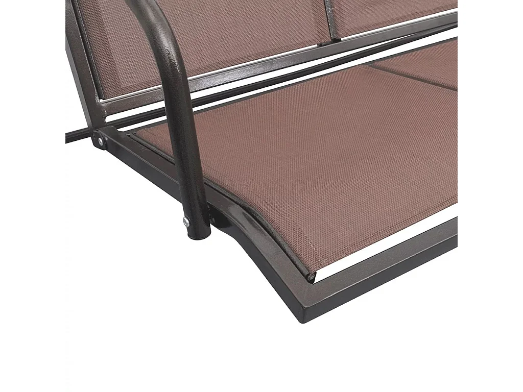 Balancelle de jardin avec auvent Café