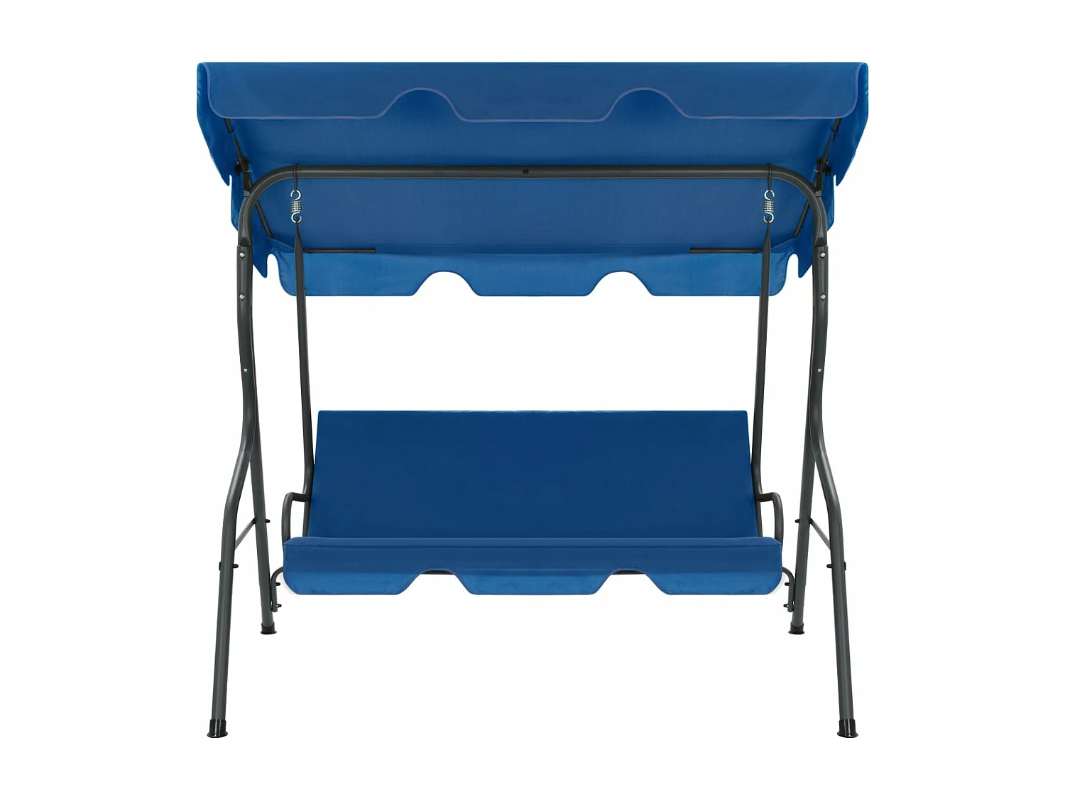 Balancelle de jardin Bleu foncé 170 x 110x153 Tissu