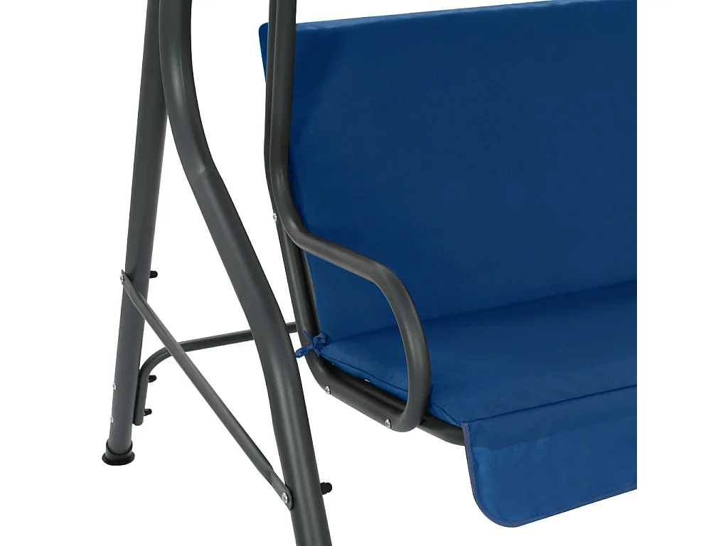 Balancelle de jardin Bleu foncé 170 x 110x153 Tissu