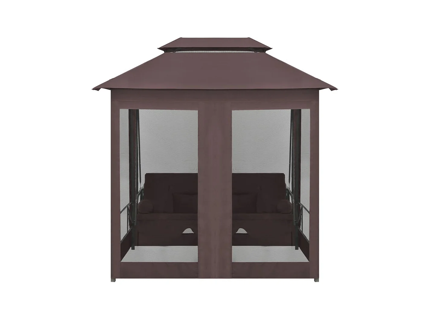 Belvédère convertible en balancelle Café