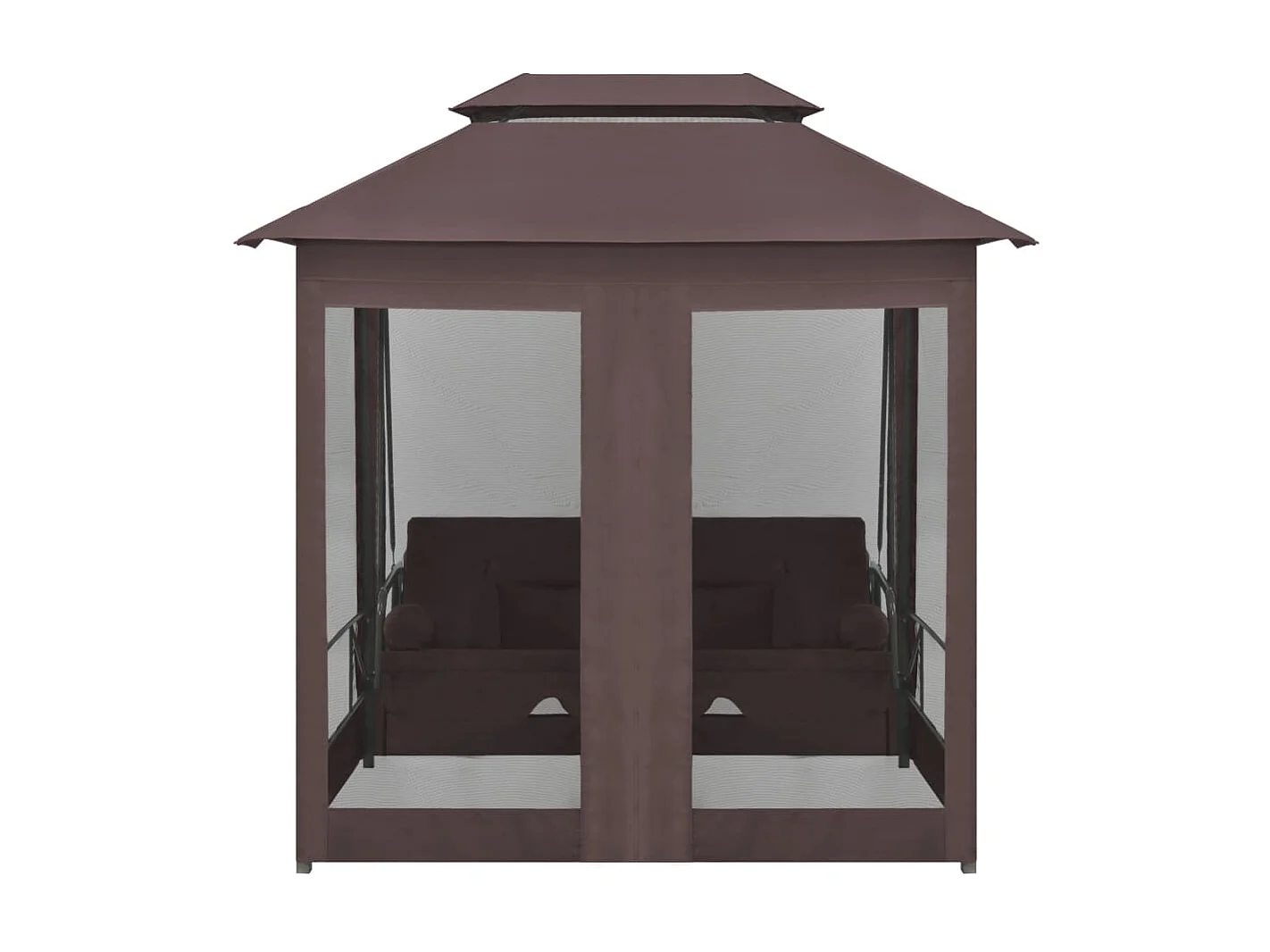 Belvédère convertible en balancelle Café