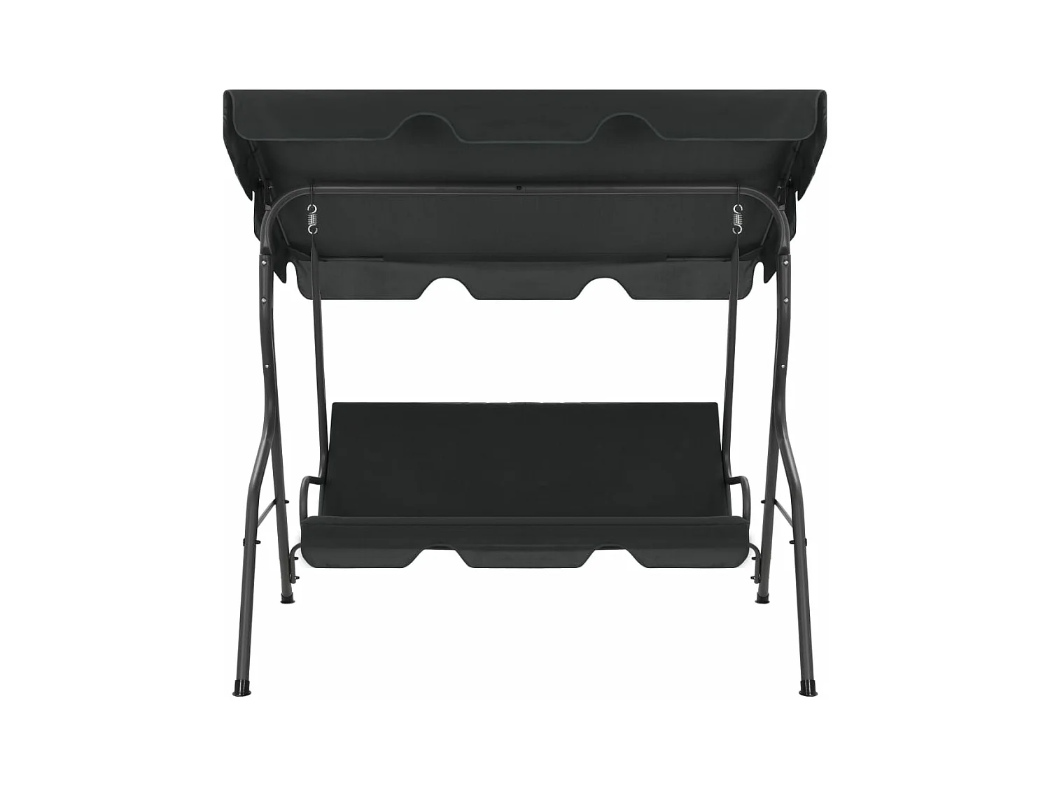 Schommelbank 170x110x153 cm antraciet