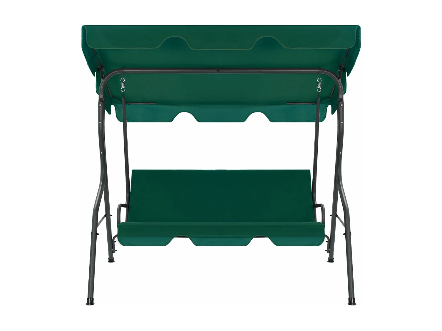 Balancelle de jardin Vert 170 x 110x153 Tissu