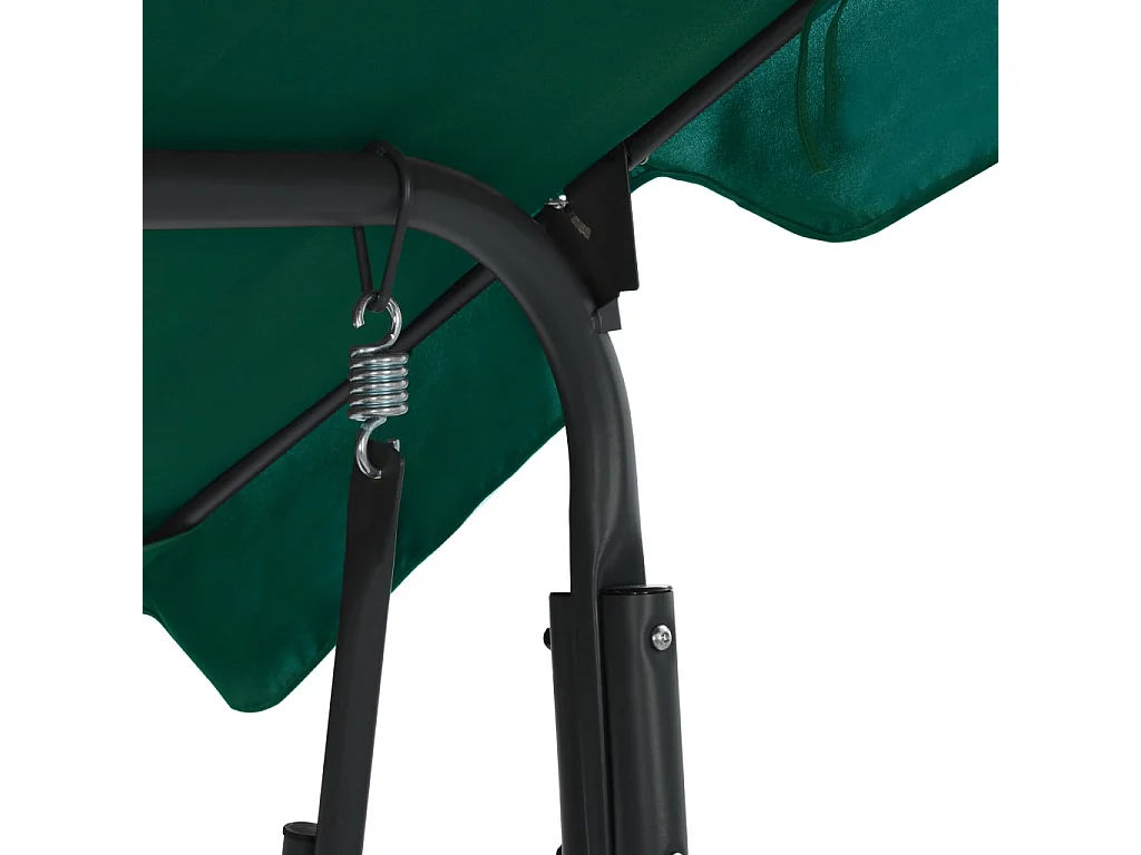 Balancelle de jardin Vert 170 x 110x153 Tissu