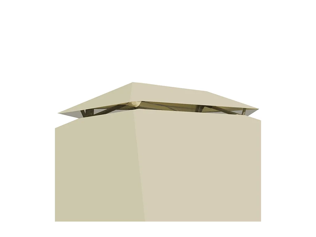 Belvédère convertible en balancelle Blanc crème