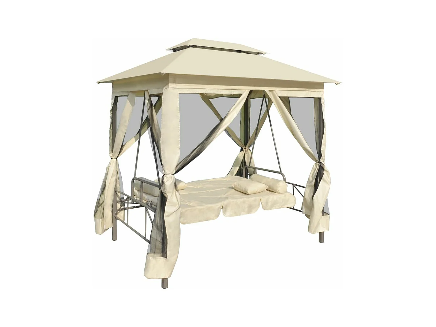 Belvédère convertible en balancelle Blanc crème