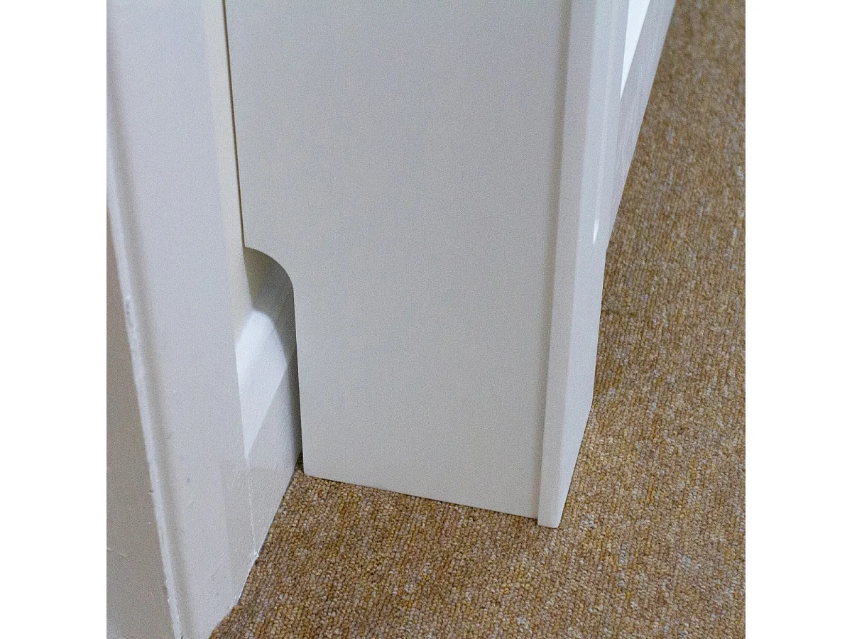 Kryt radiátoru MDF bílý 1720 mm