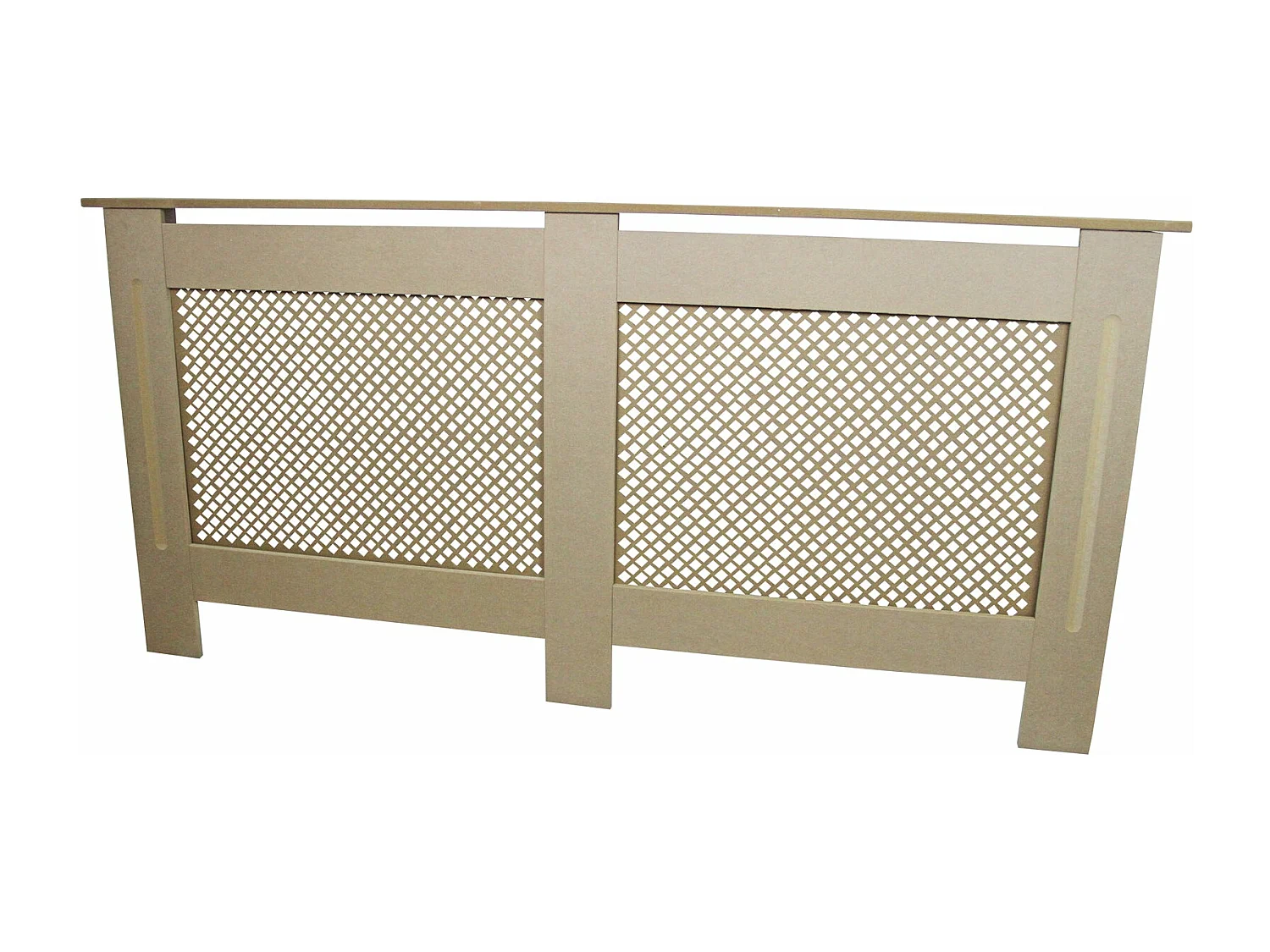 Cache Radiateur en MDF Naturel de 172cm de Large