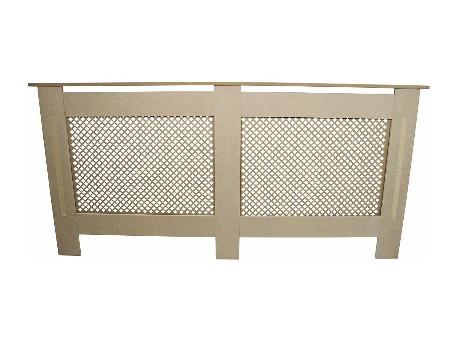 Cache Radiateur en MDF Naturel de 172cm de Large