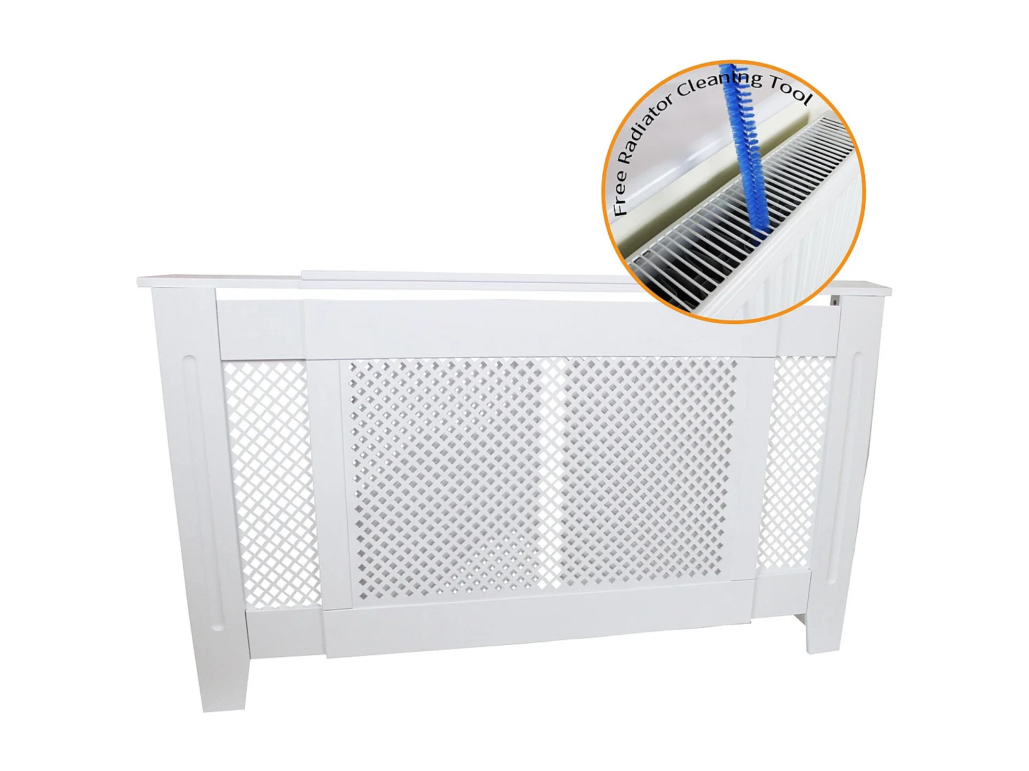 Heizkörperverkleidung Weiß 1400mm - 1920mm