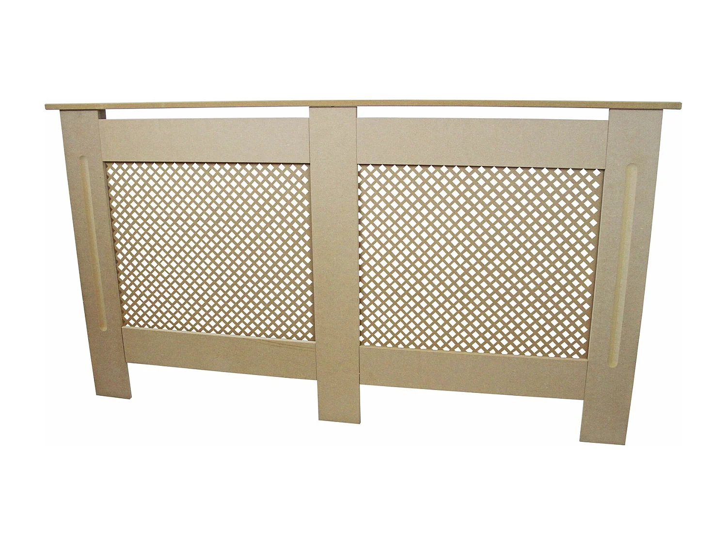 Cache Radiateur en MDF Naturel de 151,5cm de Large