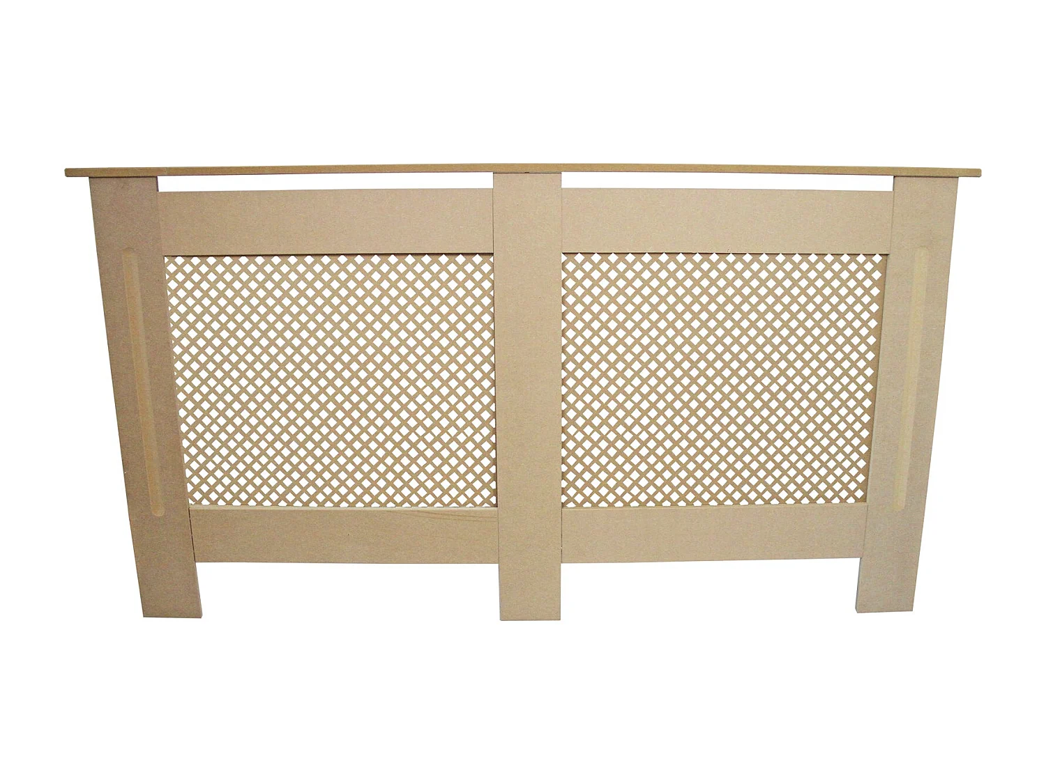 Cache Radiateur en MDF Naturel de 151,5cm de Large