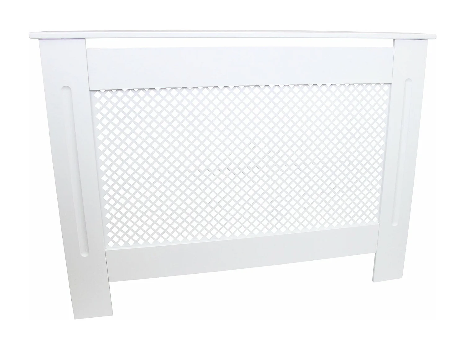 Cache Radiateur en MDF Blanc de 111,5cm de large