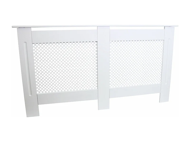 Cache Radiateur en MDF Blanc de 151,5cm de large