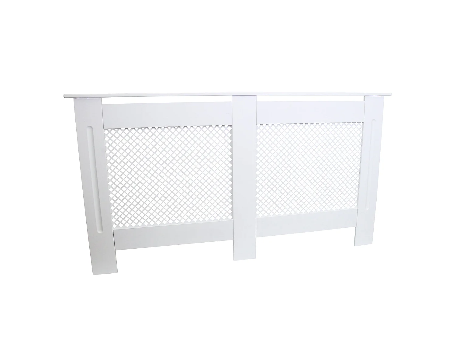Cache Radiateur en MDF Blanc de 151,5cm de large
