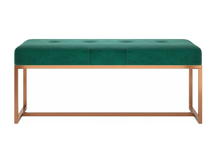 Banc Vert foncé 110x36x45 Velours