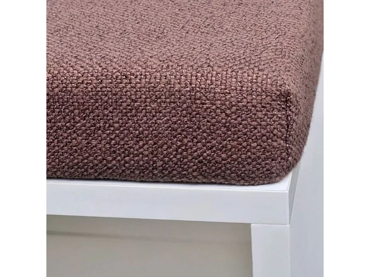 Banc de rangement chaussures 10 compartiments bois blanc Lou