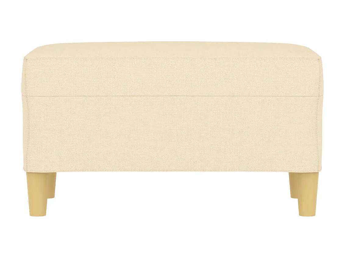 Banc Crème 70x35x41 Tissu