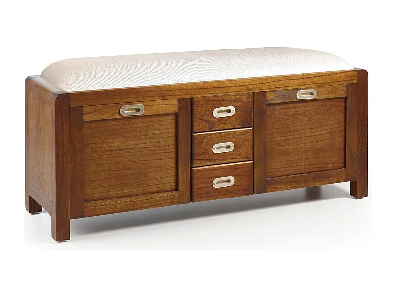 Mindy Sotchy Zapatero 3 cajones 2 puertas madera maciza 125 cm