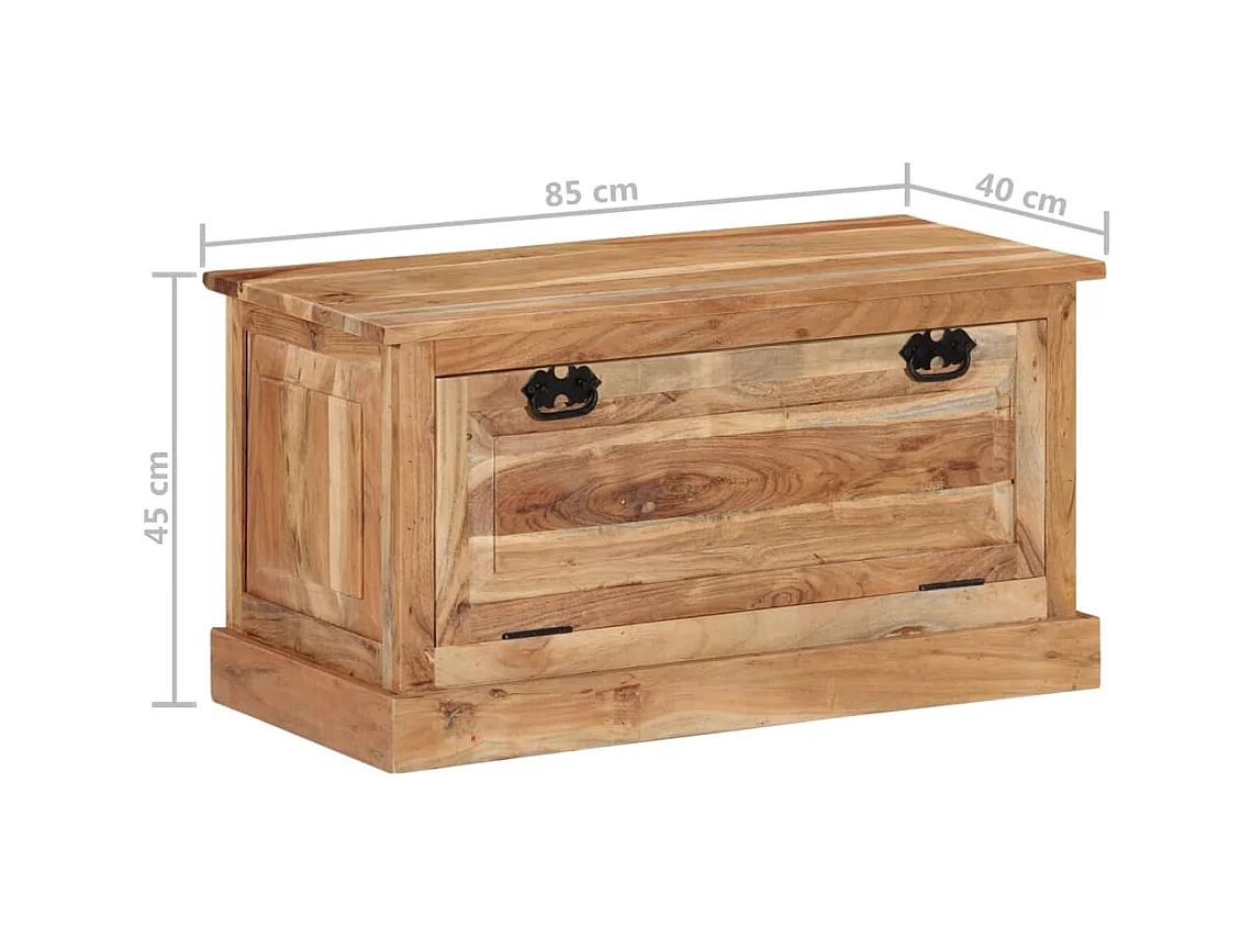 Banc de rangement de chaussures 85x40x45 Bois d'acacia massif