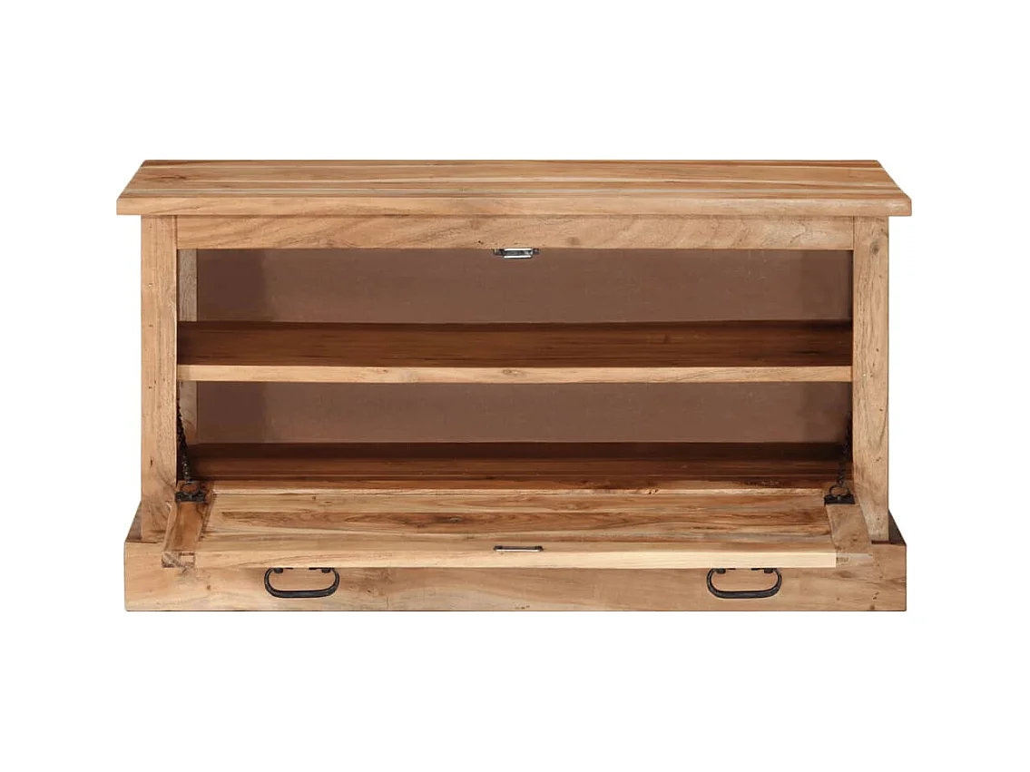 Banc de rangement de chaussures 85x40x45 Bois d'acacia massif