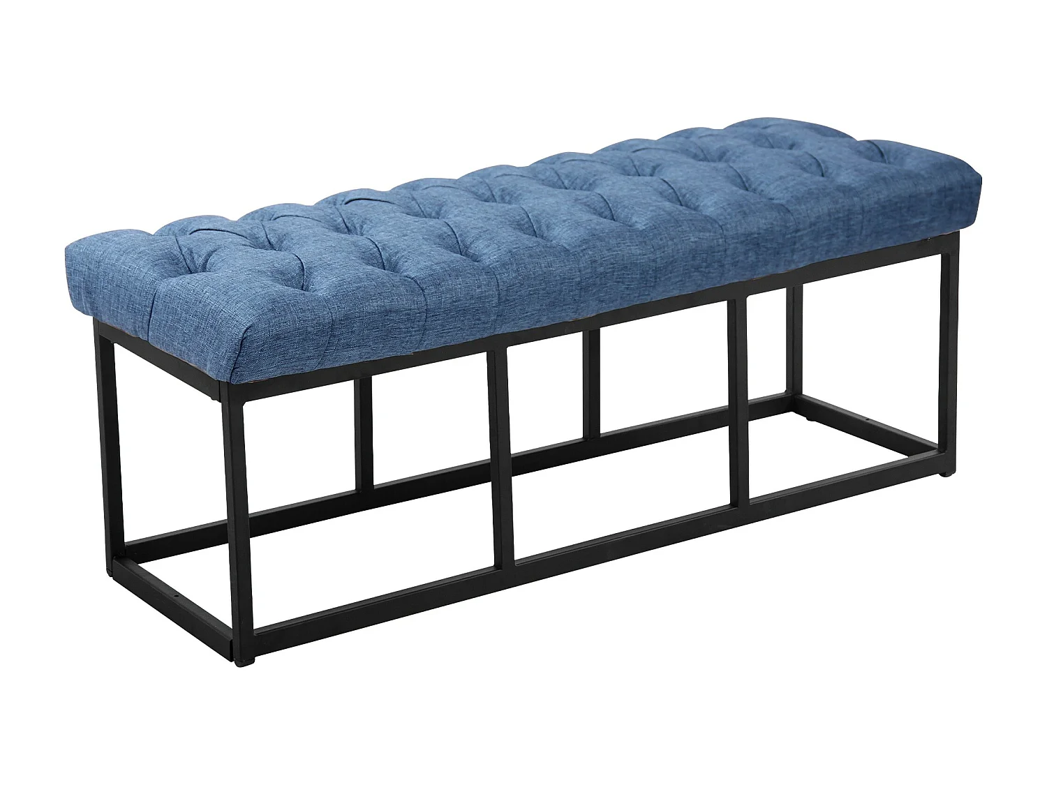 Banquette - Tissu - Bleu - Amun
