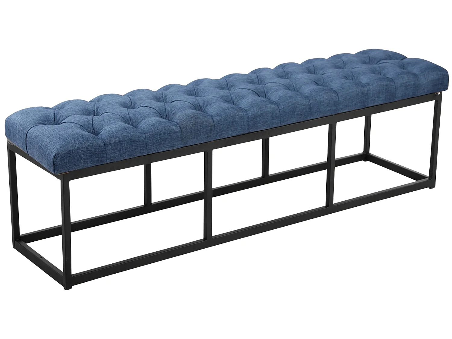 Banquette - Tissu - Bleu - Amun
