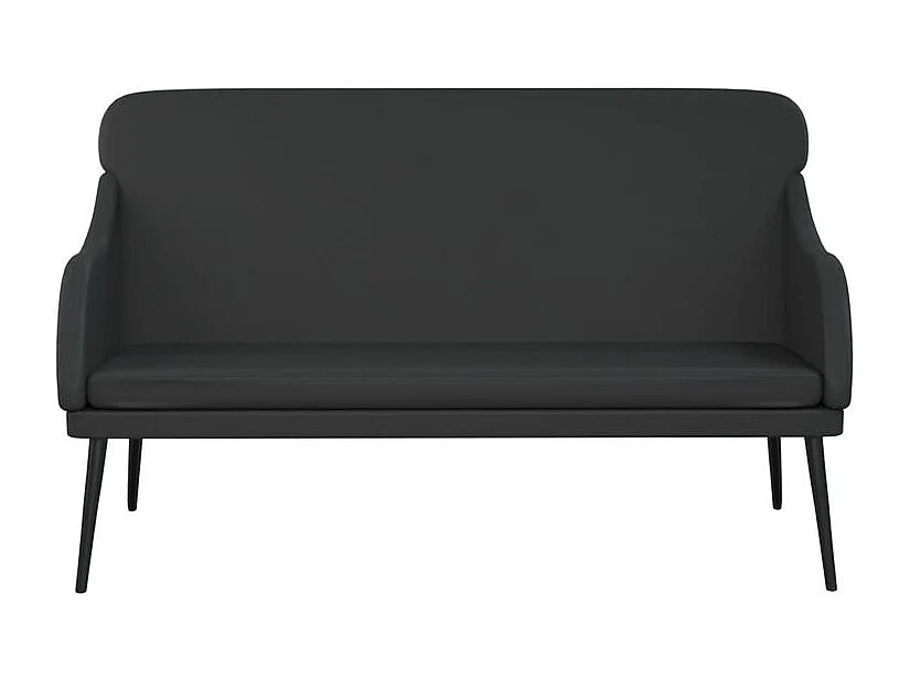 Banc Noir 110x76x80 Similicuir
