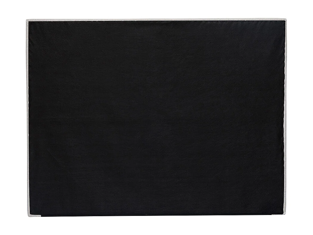 Bettkopfteil beiger Stoff mit Samteffekt B160 cm AVAH