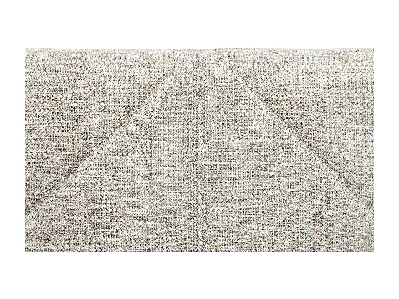 Bettkopfteil beiger Stoff mit Samteffekt B160 cm AVAH