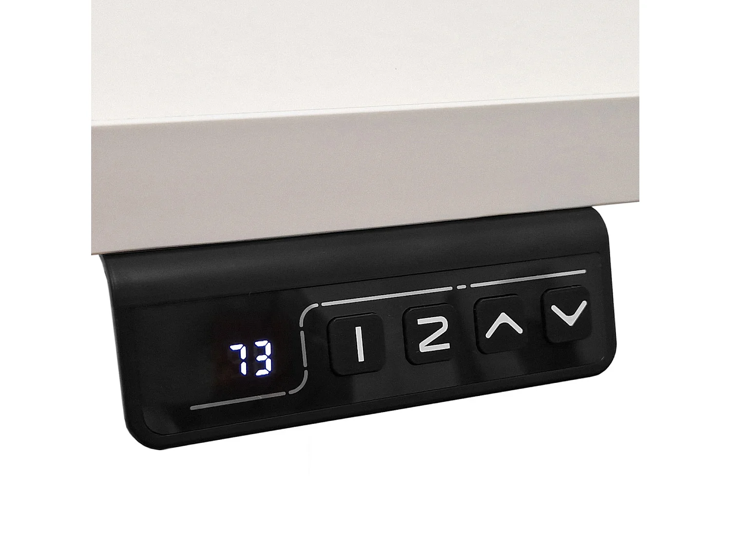 Elektrisch verstelbaar bureau 140x70 zwart/artisan eik