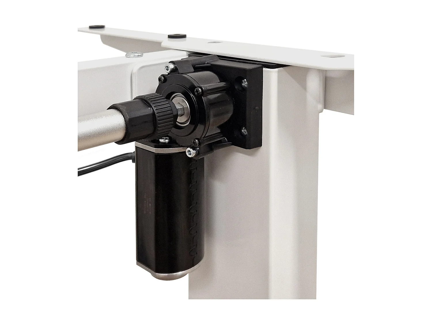 Scrivania regolabile in altezza elettricamente 120x65 bianco