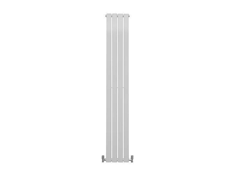Radiadores de tela plana de design 1800x280mm Branco brilhante