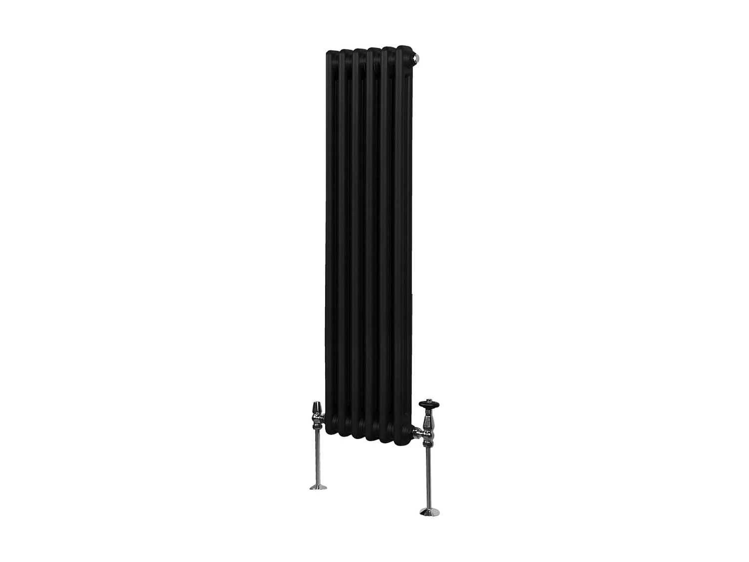 Tradycyjny grzejnik 2-kolumnowy - 1500 x 292 mm - czarny