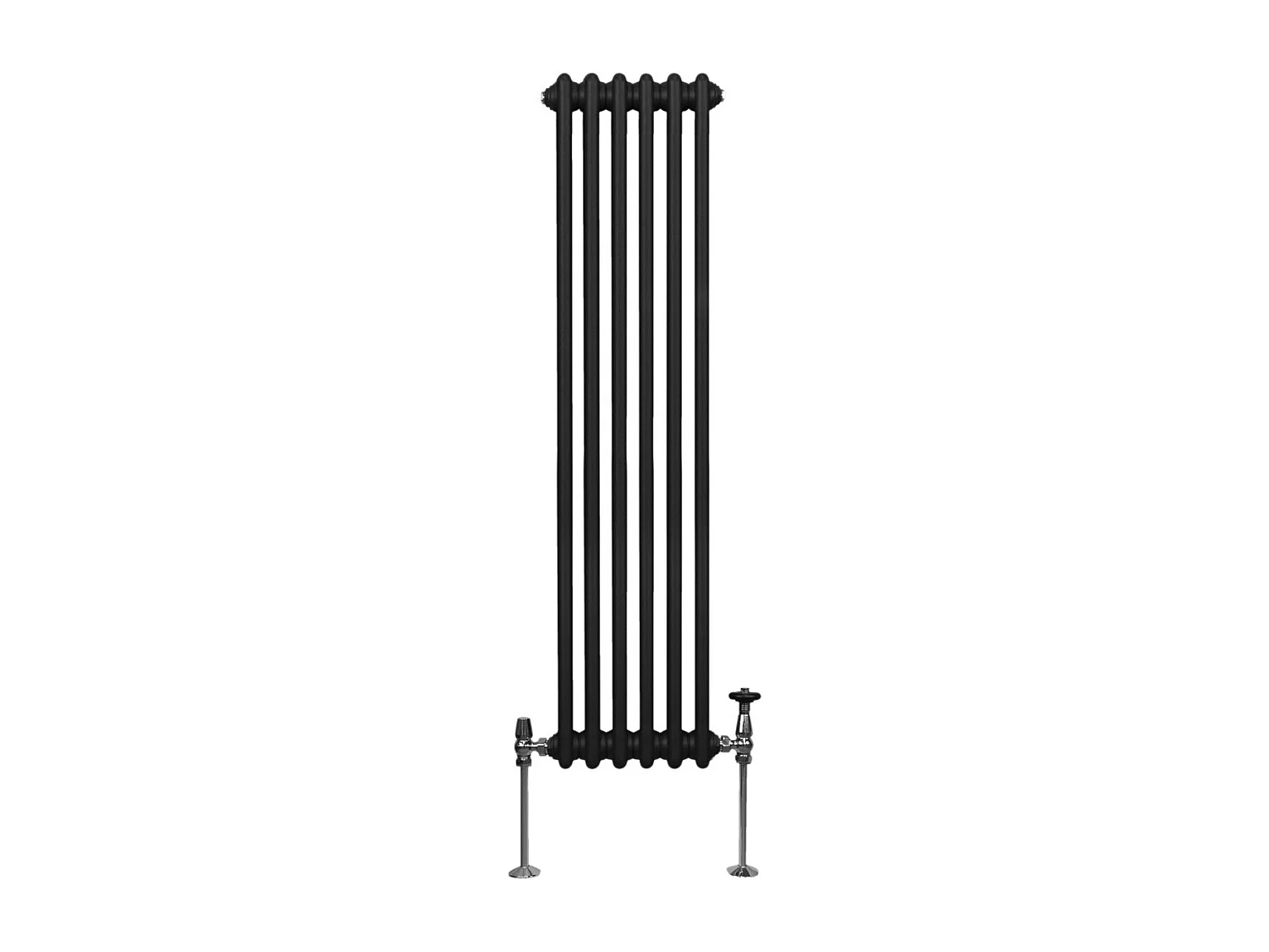 Tradycyjny grzejnik 2-kolumnowy - 1500 x 292 mm - czarny