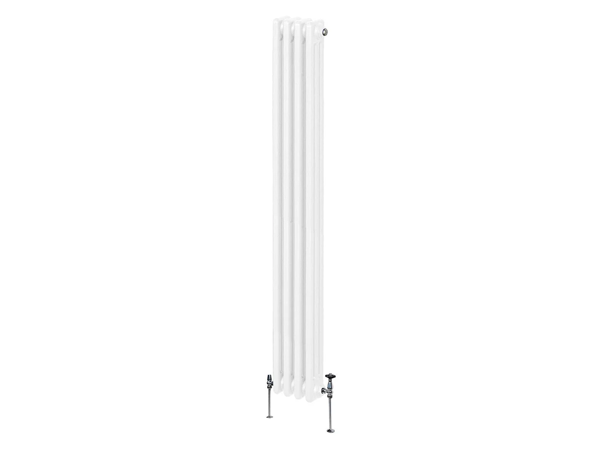 Tradiční třísloupový radiátor - 1800 x 202 mm - bílý