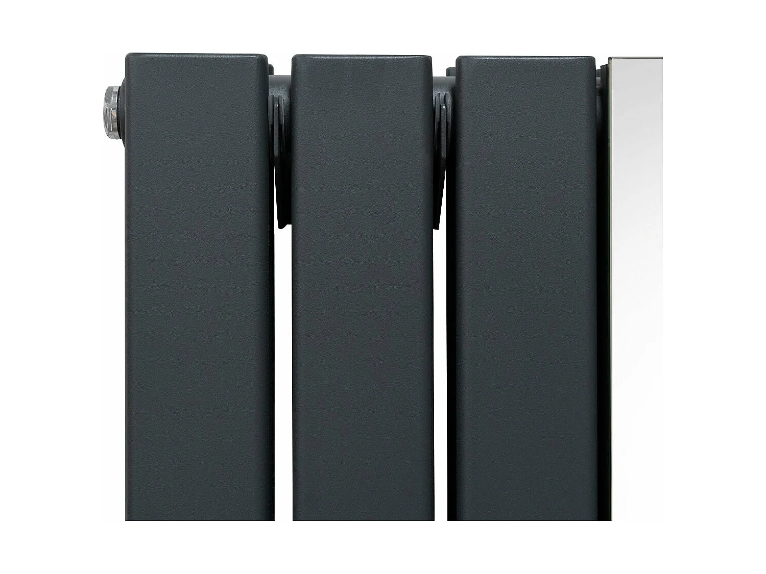 Radiador Plano com Espelho - 1800 mm x 565 mm - Cinza Antracite