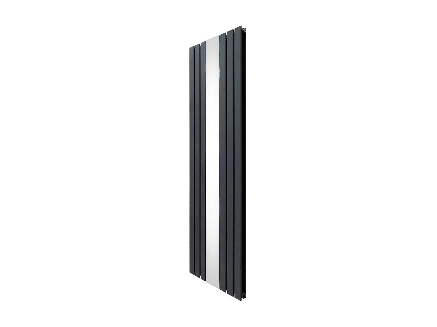 Radiateur Plat avec Miroir - 1800mm x 565mm – Gris Anthracite