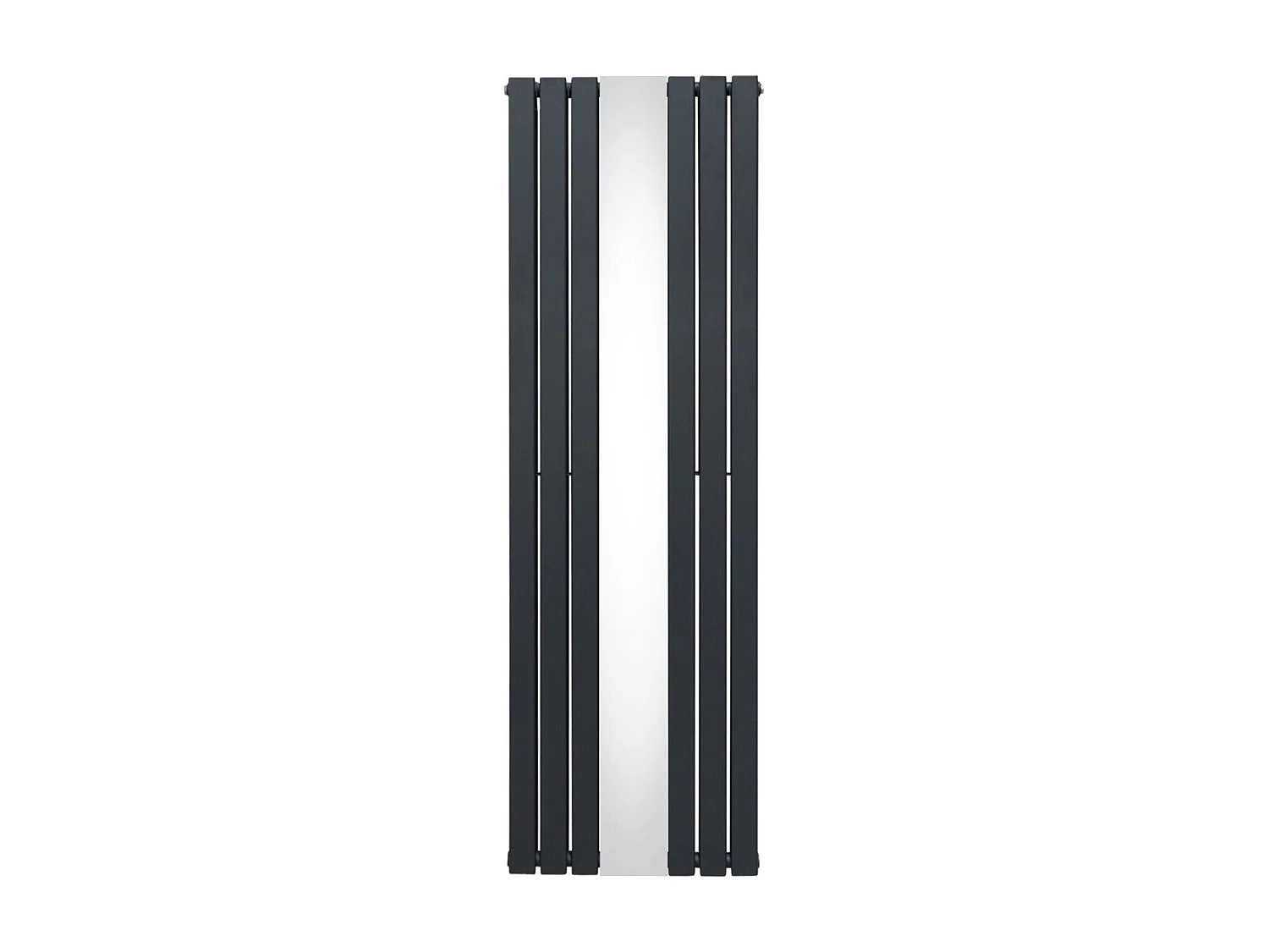 Radiateur Plat avec Miroir - 1800mm x 565mm – Gris Anthracite