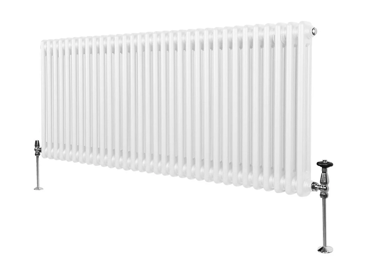 Tradycyjny grzejnik 2-kolumnowy - 600 x 1462 mm - biały
