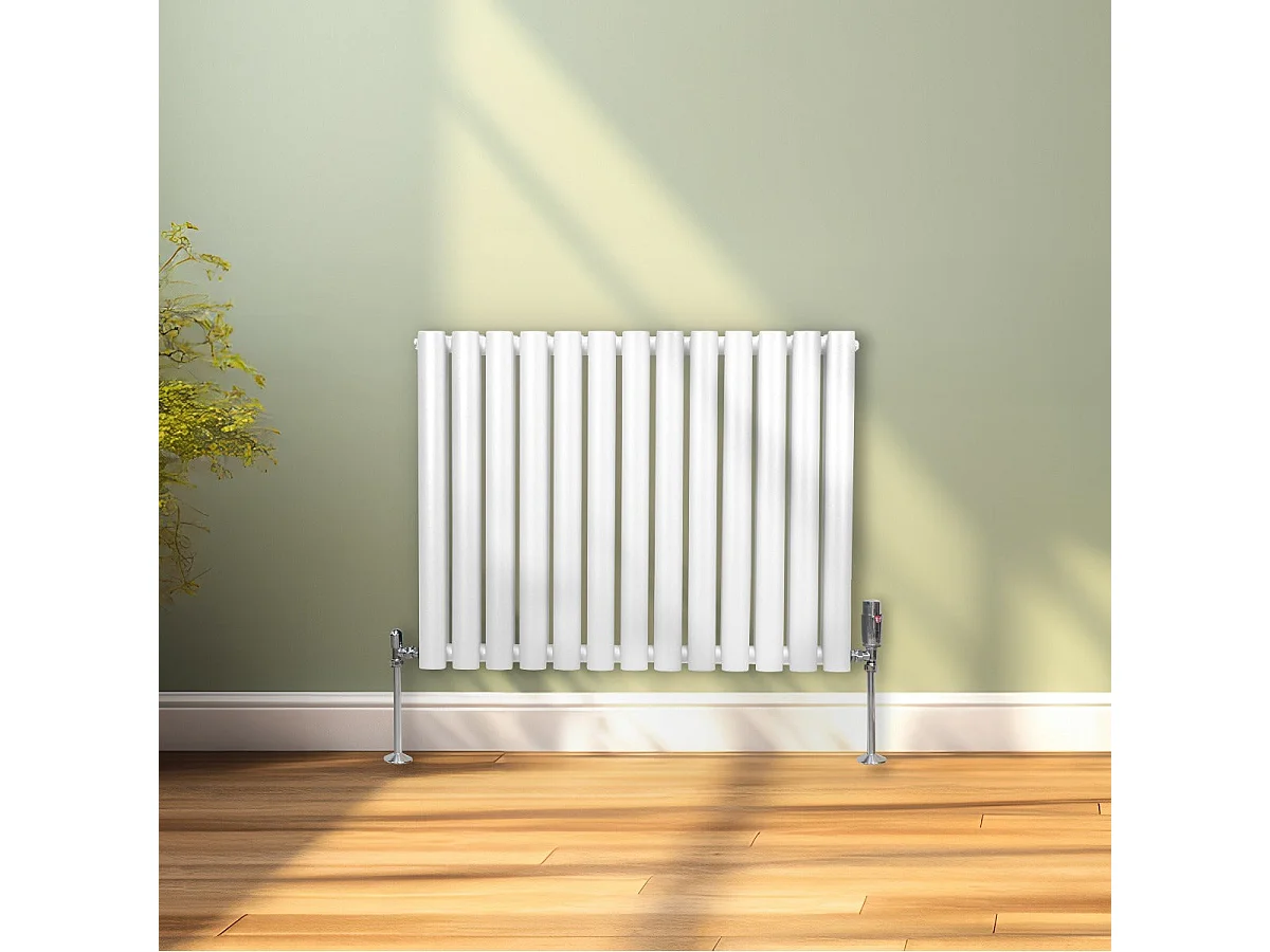 Radiateur à Colonne Ovale - 600mm x 780mm – Blanc