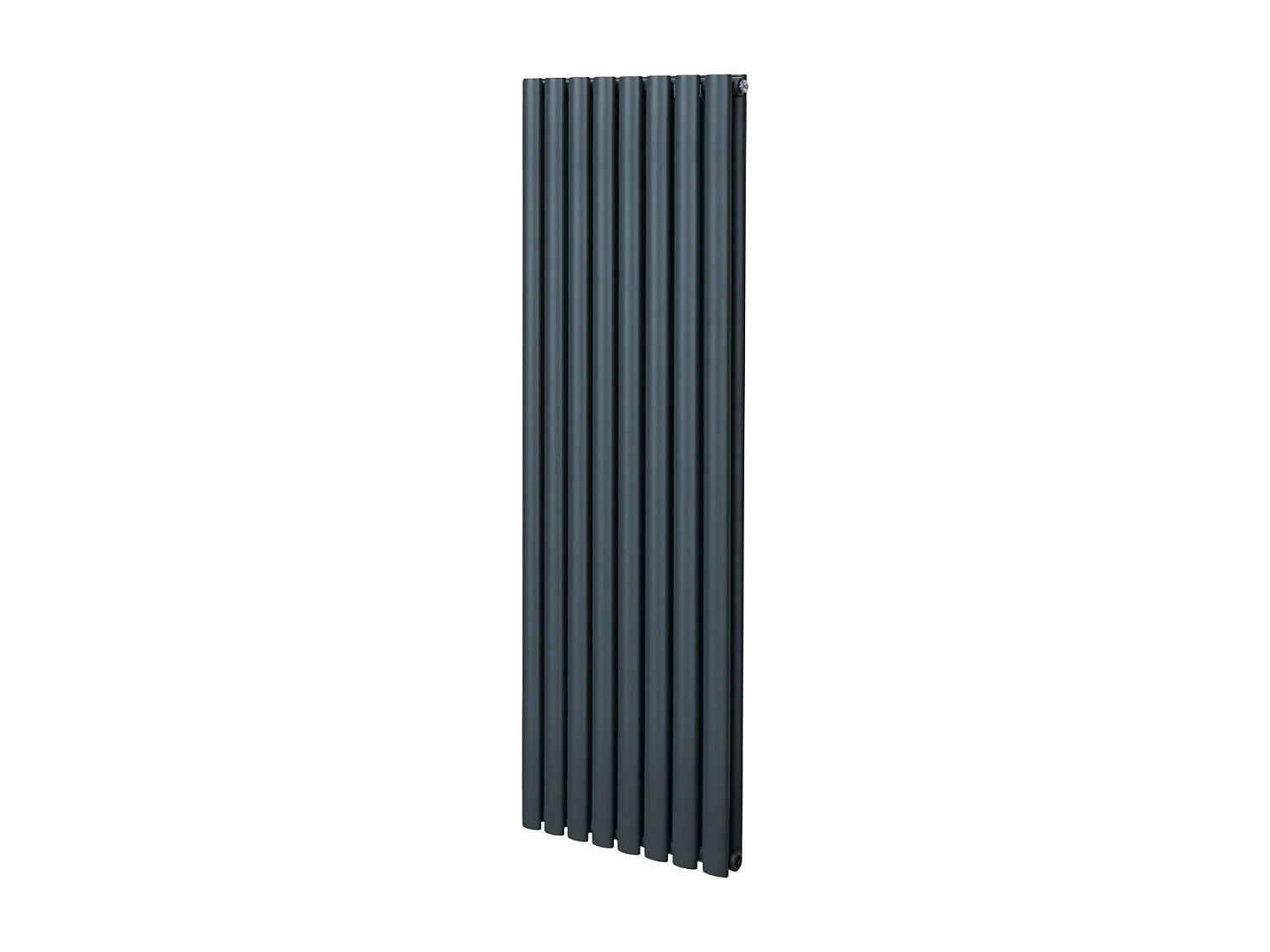 Grzejnik kolumnowy owalny – 1600 mm x 480 mm – antracytowo-szary