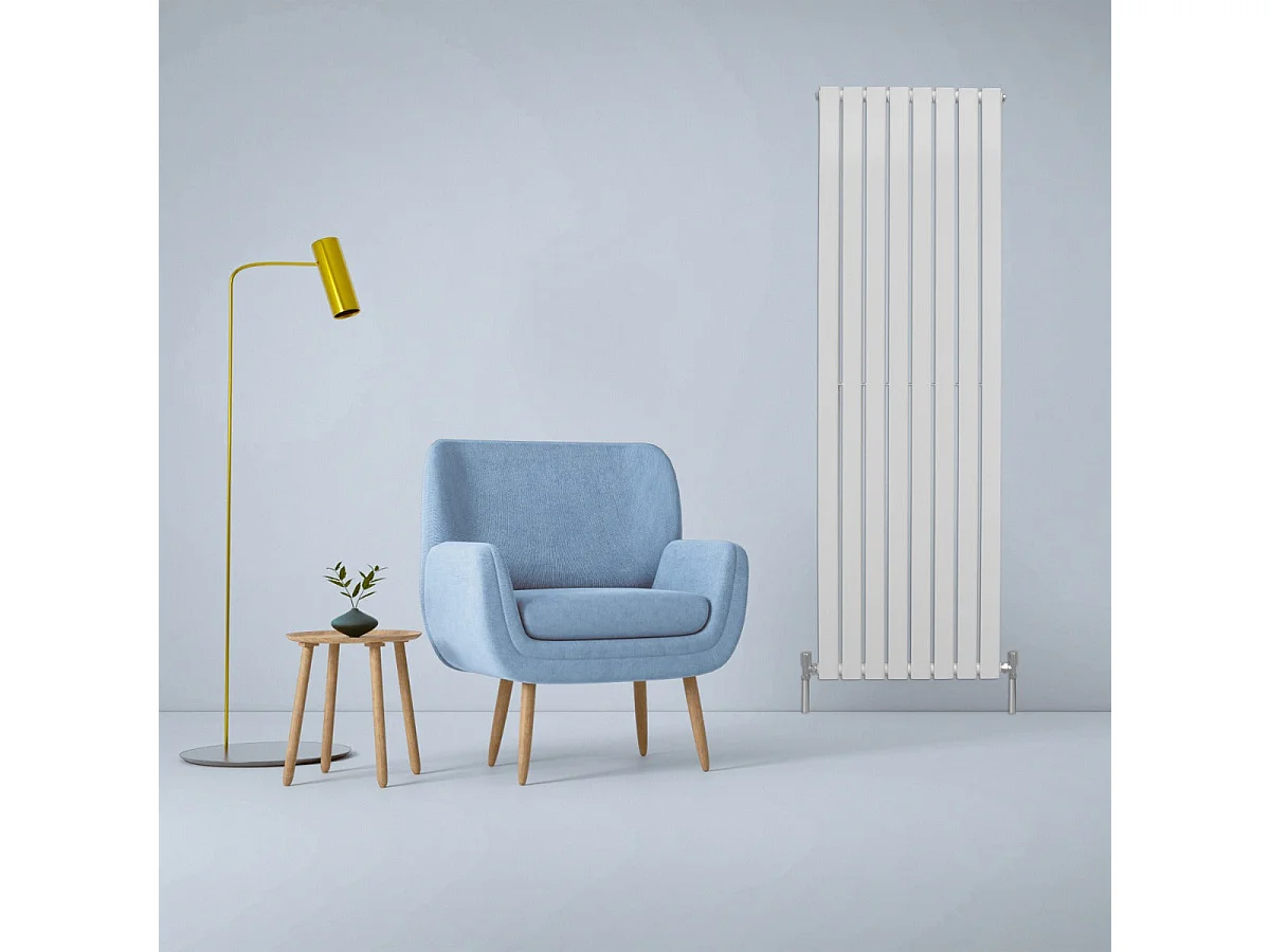 Radiatore a Elementi Piatti - Bianco Lucido - 180cm x 56cm