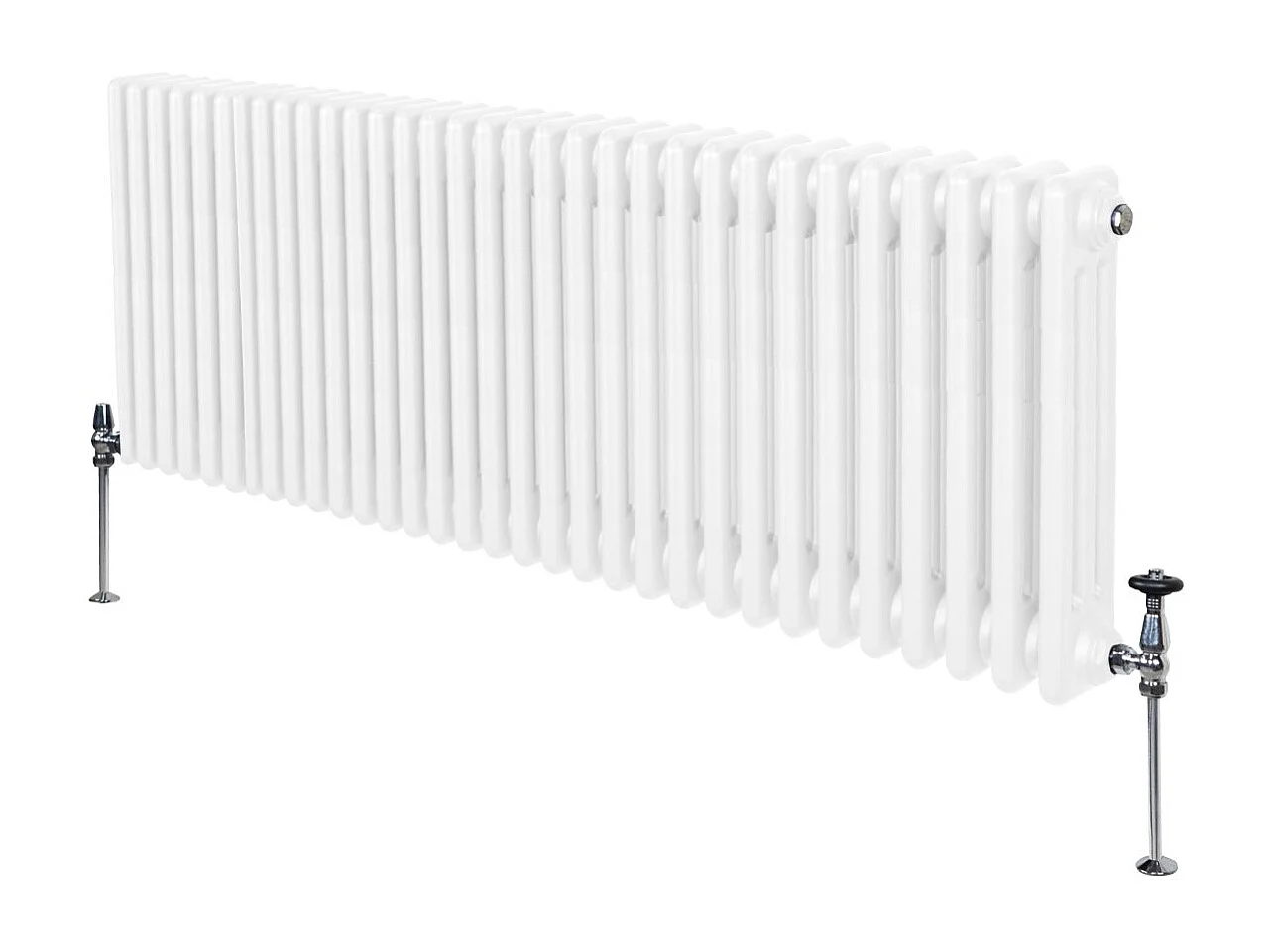 Traditional 3 Column Radiator - 600 x 1462mm - White