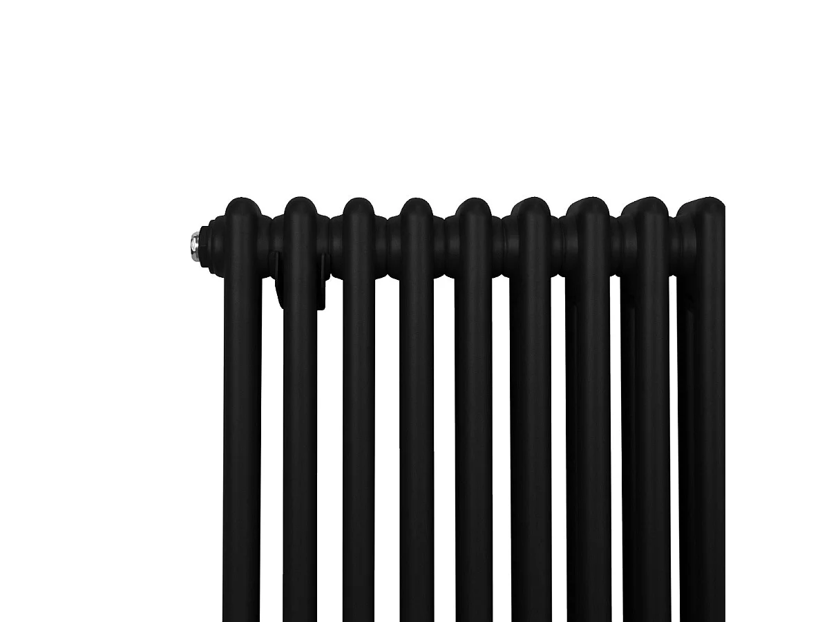 Radiateur Traditionnel à Double Colonne – 1800 x 382 mm – Noir