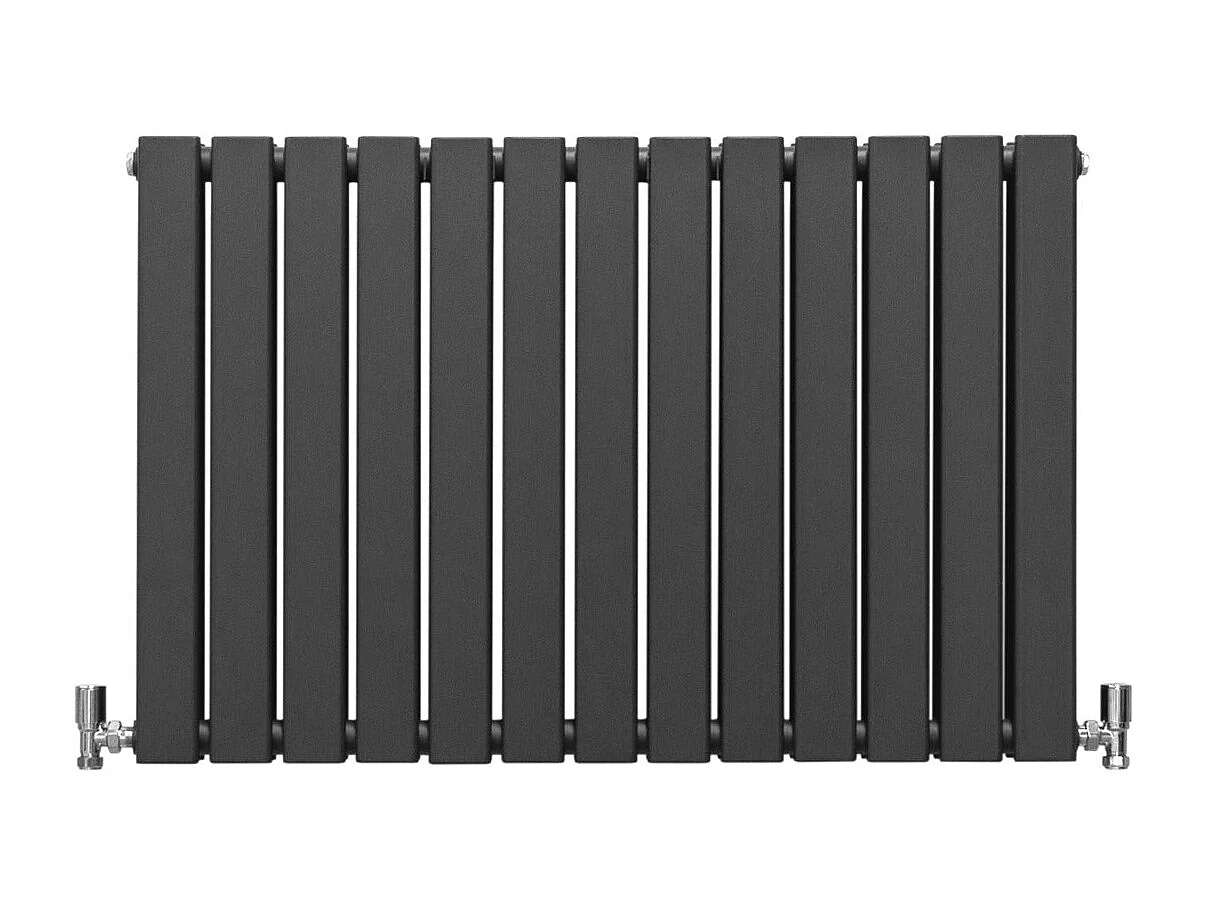 Radiadores de tela plana de design 600x910mm cinza antracite