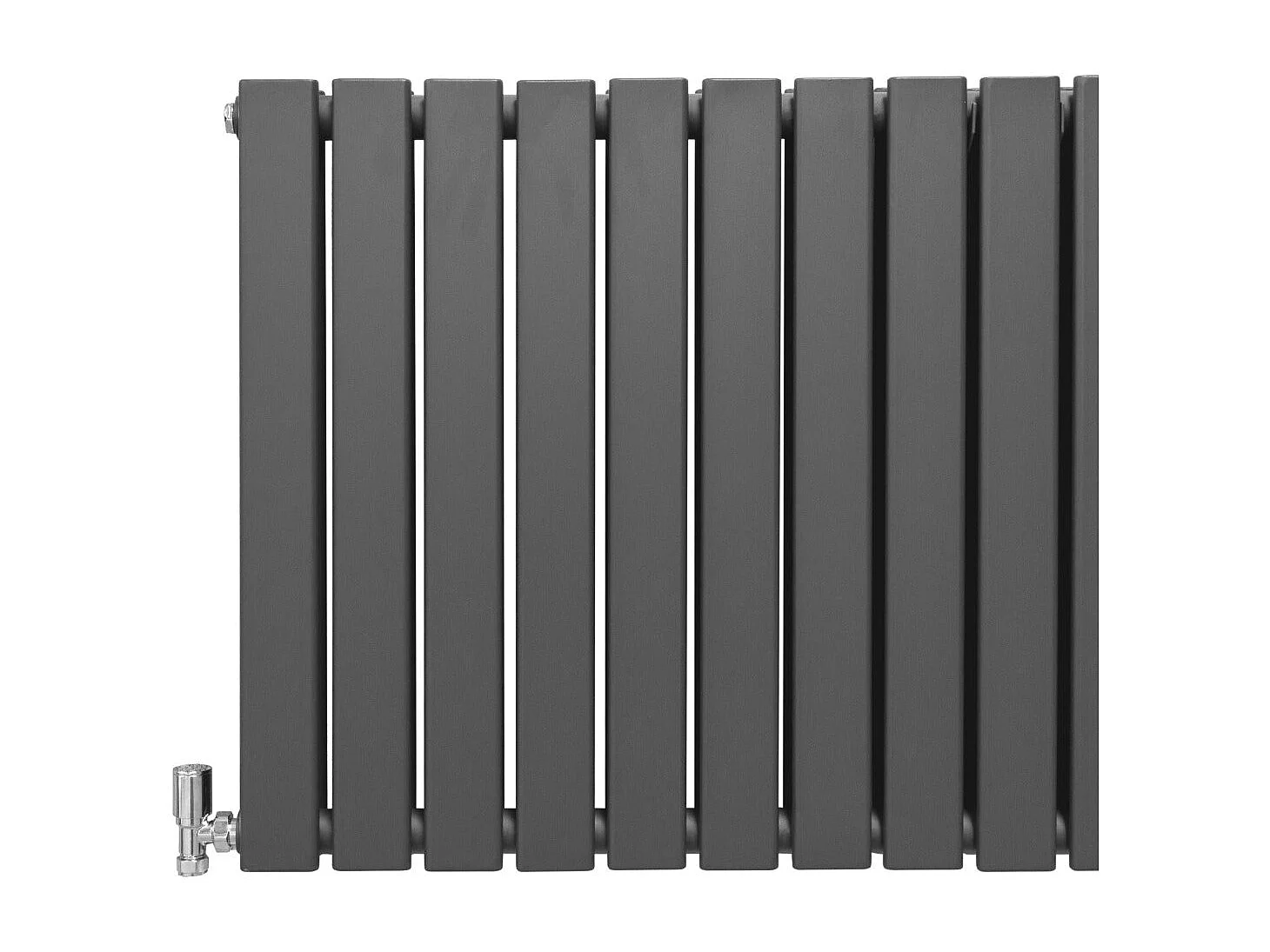 Radiadores de tela plana de design 600x910mm cinza antracite