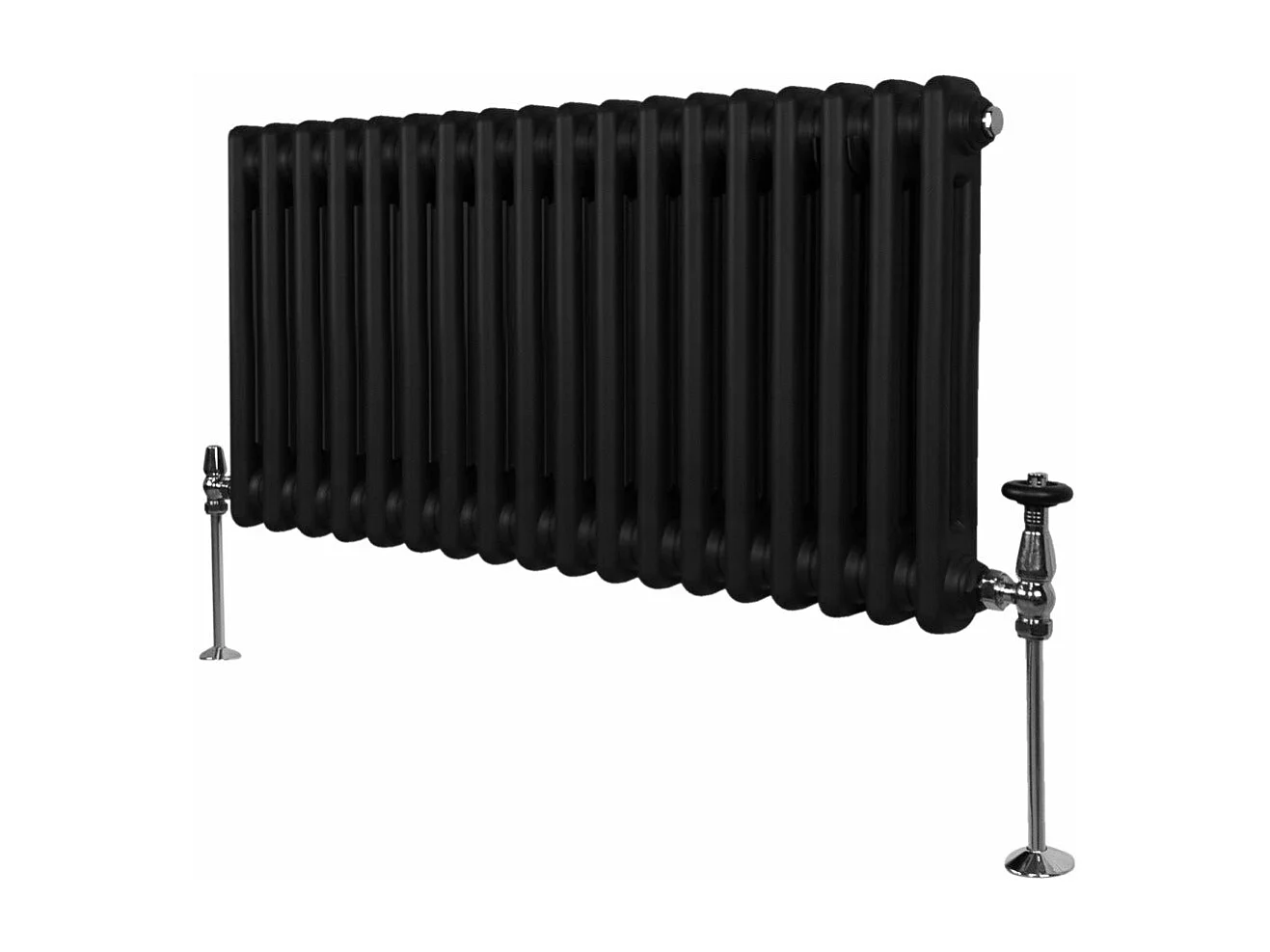Radiateur Traditionnel à Double Colonne – 300 x 832 mm – Noir