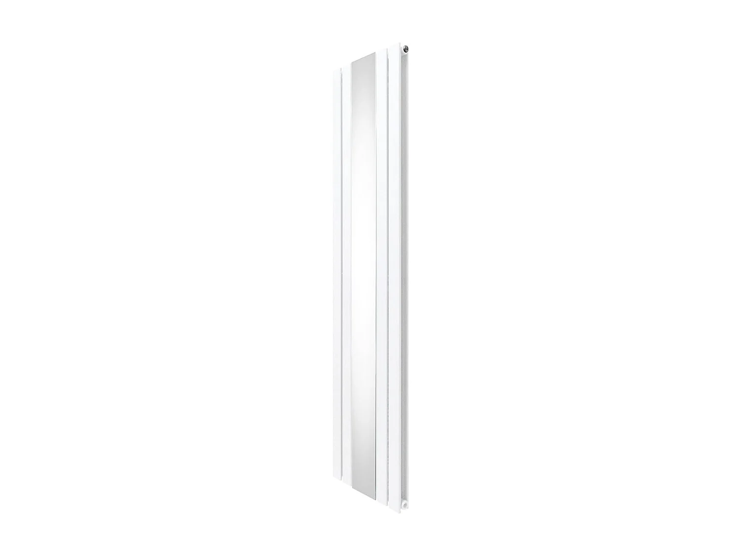 Grzejnik z płaskim lustrem - 1800 mm x 425 mm - biały