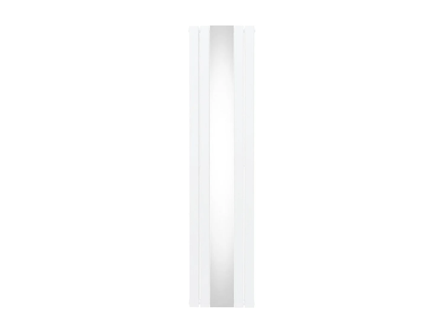 Grzejnik z płaskim lustrem - 1800 mm x 425 mm - biały